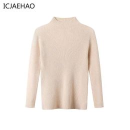 Pullover Fashion Children'S Sweater Turtleneck Boy Autumn Top Knitted Clothes Toddler Clothing HighNeck Sweaters Baby Warm Solid 213Y 230918