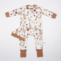 Rompers HappyFlute SkinFriendly Baby Jumpsuit Clothes With For born Boys Girls LongSleeved Bamboo Cotton 230919