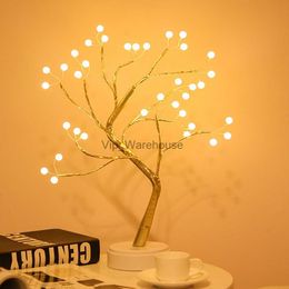 LED Strings Party 108/36leds USB Battery Power Fairy LED Tree Light Bonsai Lamp for New Year Wedding Christmas Party Bedroom Decoration HKD230919