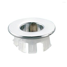 Bath Accessory Set Sink Basin Round Ring Overflow Spare Cover Quality Bathroom Ceramic Wash Tidy Chrome Trim