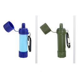 water bottle Multifunction Drinking Water Filtering Tools Camping Hiking Water Purifier Straw Multifunctional Drinking Filtration 230919