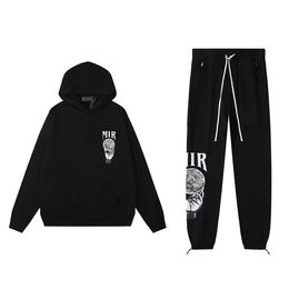 Men's Tracksuits Graphics Hoodies Suits 2 Piece Sets Pullover And Pants Sweatshirts Tracksuit