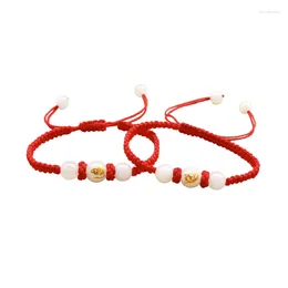 Link Bracelets Select Style Nightlight Stone Bracelet 12 Zodiac Year Red Rope Men's Women's Couples Weave