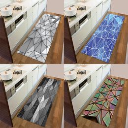 Carpet Entrance Door Mat Kitchen Bedroom Rug Non slip Floor Corridor Modern Print Pattern Can Be Customized 230919