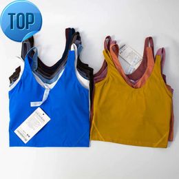 lu-20 U Back Yoga Align Tank Tops Gym Clothes Women Casual Running Nude Tight Sports Bra Fitness Beautiful Underwear Vest ShirthG