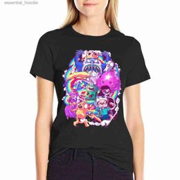 Women's Blouses Shirts Adventure Time - Liquid Doodle T-Shirt summer tops summer top lady clothes Women's tee shirt L230919