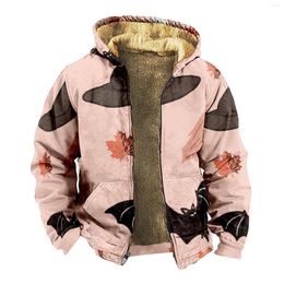Men's Hoodies & Sweatshirts Men's Hoodies Man Jacket Personalised Casual Printing Long Sleeve Zipper Sweater Thick Cotton Suit Winter High Quality 2023
