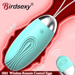 Sex Toy Massager for Woman Wireless Remote Control 10 Speeds Vibrating Eggs Clitoris Stimulator Vaginal Massage Ball G- Spot Vibrators