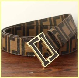 Genuine Leather Belt Men Width 4.0cm Fashion Designer Belts Mens Black Buckle Letter Waistband Cintura Ceintures F Belt capsmens-3 CXG9197