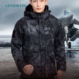 Men's Jackets Winter Military Fleece Jacket Men Soft Shell G8 Tactical Waterproof Army Camo Coat Airsoft Clothing Multicam Windbreakers Hoodie 230918