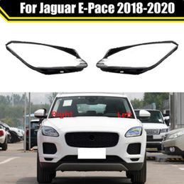 Head Lamp Light Case For Jaguar E-Pace 2018-2020 Front Headlight Lens Cover Lampshade Glass Lampcover Caps Headlamp Shell
