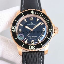 Ceramic watchDesigner luxury watch 5015 45mm Fifty Diving Watch Automatic Mechanical Men's Luxury Movement Super Waterproof Glow Ceramic watch IHHF