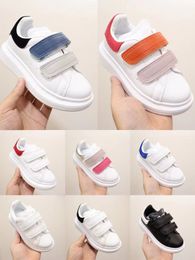 kid sneaker youth boy football sneakers leather vamp autumn designer baby girls fashion gym run shoes send with box