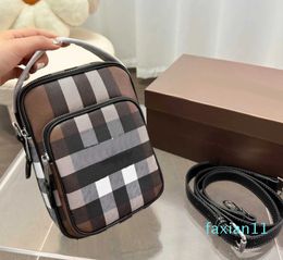 lattice crossbody Bag unisex Popular phone Crossbody luxurys camera Large Capacity Bag Fashion Style