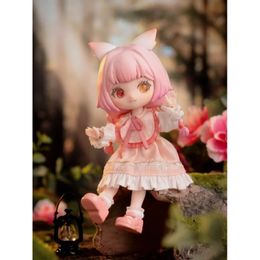 Blind box Liroro Summer Island Series Ob11 112 Bjd Dolls Box Toys Cute Action Anime Figure Kawaii Mystery Model Designer Doll 230919