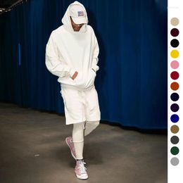 Men's Tracksuits American Spring European And Casual Fashion Long-sleeved Sweater Shorts Two-piece Suit