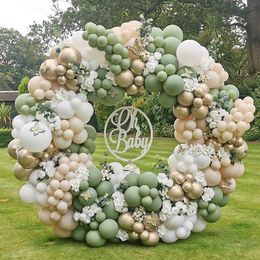 Other Event Party Supplies 271 Pcs Of Retro Avocado Green Apricot Balloon Garland Arch Set Baby Shower Wedding Birthday Proposal Decoration backgroun 230919
