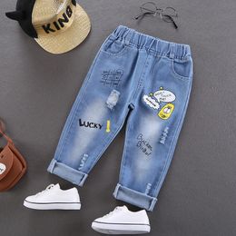 Jeans Boys For Kids Pant Spring And Autumn Denim Trousers Children's Casual Workwear Pants Baby 230920