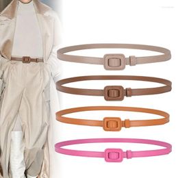 Belts Ms Waist Belt Contracted Layer Cowhide Small West Decoration Fine Female Fashion
