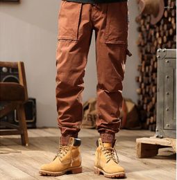Men's Pants 2023 Autumn Youth Fashion Trend Versatile Workwear Casual Loose Fitting
