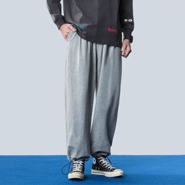 Men's Pants Grey Black Sweatpants And Women's Loose Legged Casual Fashion Brand Harlan Large Lovers' Trousers