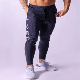 Januarysnow Brand Designer Jogging Pants Men Sport Sweatpants Running Men Joggers Cotton Trackpants Slim Fit Pants Bodybuilding Tr253M