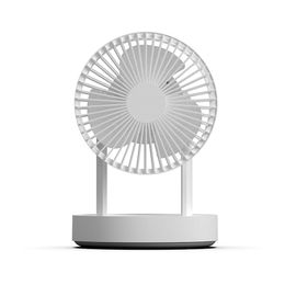 Home Appliance 120° Auto Rotation Table Electric Air Circulation Fan USB Rechargeable 4000mAh Battery Operated 5 Gear Remote Fan