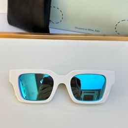 Offs 2023 New Mens Designer Sunglasses OERI008 White Fashion Luxury Mens and Womens Sunglasses UV400 Protection Top Original Box