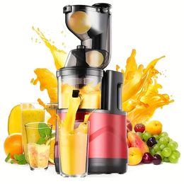 1pc Juicer Machines, Cold Press Juicer, Masticating Juicer - Perfect For Orange, Apples, Citrus Juicing, Wide Chute For Easy Fruit And Vegetable Intake For Kitchen