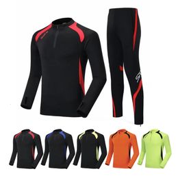 Men's Tracksuits Long sleeve Winter soccer uniform Football training clothing Adults and Kid clothes Men Boys Soccer Clothes Sets Short Sleeve 230920