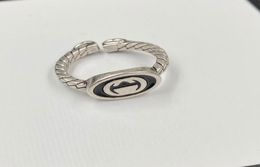 Designer homem anéis moda feminina clássico anel de prata esterlina ntage elegante casal sênior anel dia dos namorados presente g anéis d22102202jx1477854