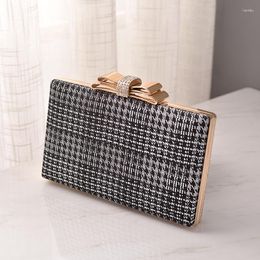 Evening Bags Women's Sequin Clutch Bag Wedding Purse Bride Handbag Chain Shoulder Crossbody For Banquet Party Dinner Box