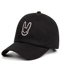Bad Bunny 100 Cotton Hat Rapper Reggaeton Artist Dad Hat Snapbacks Unisex Baseball Cap Concert Hat Hip Hop Stickerei Hats9394720