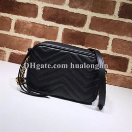 Genuine Leather Woman Handbag Bag Designer Original box women Fashion date code serial number whole purse clutch226i