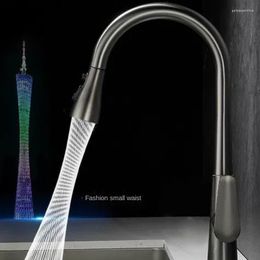 Kitchen Faucets Copper Pull-out Faucet Cold And Vegetable Washing Basin Household Dishwashing