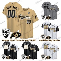 2023 Custom Colorado Buffaloes Baseball Jerseys 2 shedeur sanders 12 Travis Hunter 10 Xavier Weaver 3 Dylan Edwards 21 Shilo Sanders Football Jointly Jersey