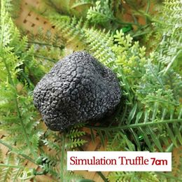 Other Event Party Supplies Black Simulation Truffle Artificial Food Vegetables Mushroom Model Fake Vegetable Cabinet Decoration Pography Props Kitchen 230919