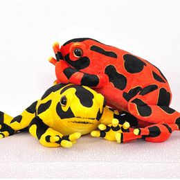 Plush Dolls Children Plush Toy color frogs Baby Kids Stuffed Toy Christmas Gift Simulation frog 230919