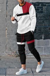 Men s Tracksuits Gentleman Fashion Series Autumn and Winter Comfortable Two Piece Long Sleeve Pants Set 230920
