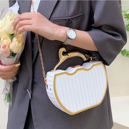 Wallets Luxury Designer Stripe Printed Women's Handbag Fashion Chain Crossbody Bag Box Tote 2023 Summer