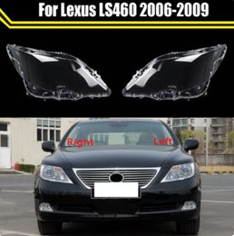 Car Headlight Cover Lens Glass Shell Front Headlamp Transparent Lampshade Auto Light Lamp For Lexus LS460 2006-2009
