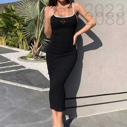 Basic & Casual Dresses Designer designer Womens Sleeveless Shirts Tops Flat Skirts Woman Slim Outwears Summer Dress S-L 8Y93 H81C