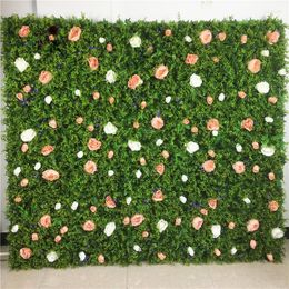 Decorative Flowers SPR 3D High Quality 10pcs/lot Wedding Artificial Grass Wall Occasion Backdrop Flower Table Centerpiece