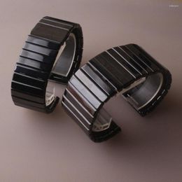 Watch Bands Ceramic Bracelet Special Buckle Strap For Brands Ceramica Series Man Watchbands Fit R21347222 R21540742 27mm/34mm Big Size