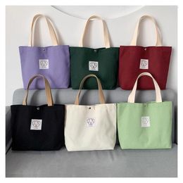 Shopping Bags Manufacturer Tote Bag Cotton Mini Personality Women's Canvas With Compartments