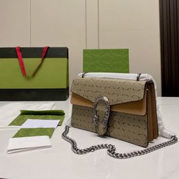 10A Classic Luxury Chain Fashion Shoulder Designer Bag Plaid Flower Brand Wallet Ladies Brown Leather Handbag Woman Designer Messenger Bags dhgate bags