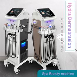 Spa Use 9 In 1 Oxygen Jet Peeling Water Dermabrasion Hydro Facial Machine for Skin Rejuvenation Multifunction Beauty Equipment