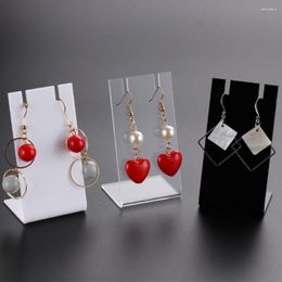 Jewelry Pouches 5PCS DIY Jewellery Display Black/White/Transparent Organizer Fashion Holder Tabletop Shelf