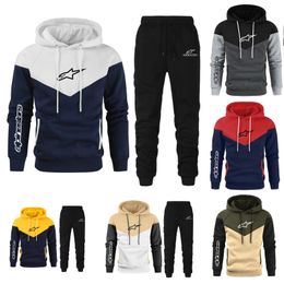Men's Tracksuits 2023 Fashion Men Hoodie Pants Fitness Gym Clothing Running Set Sportswear Jogger Tracksuit Autumn Winter Sports Suit 230920