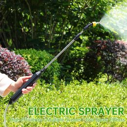 Watering Equipments Automatic High Pressure Spray Gun Adjustable Spray Head Electric Sprayer For Pesticide Spray Plant Watering Garden Supplies 230920